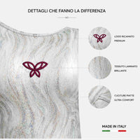 Body Marmo Bianco/Argento
