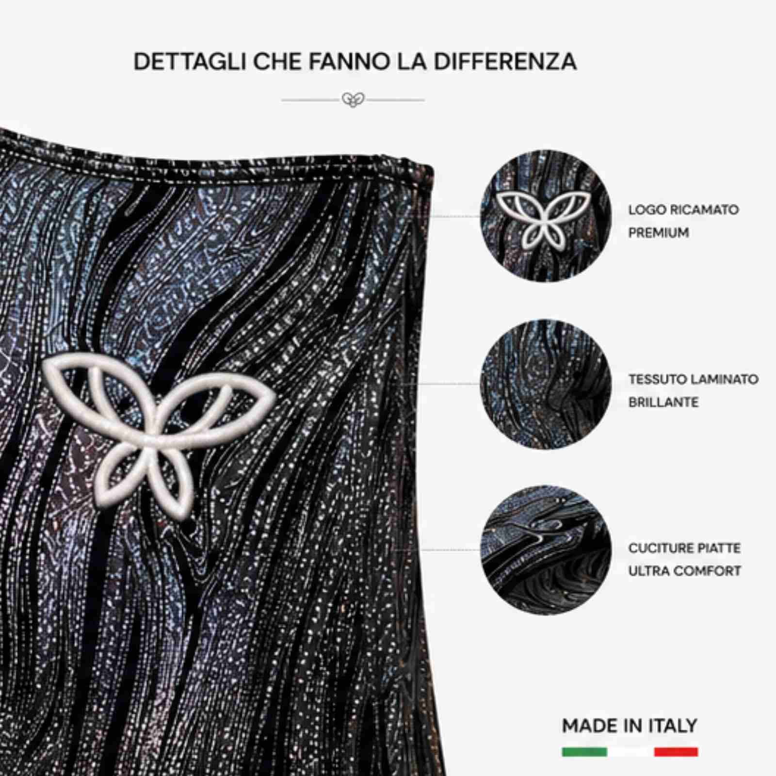 Body Marmo Nero/Argento