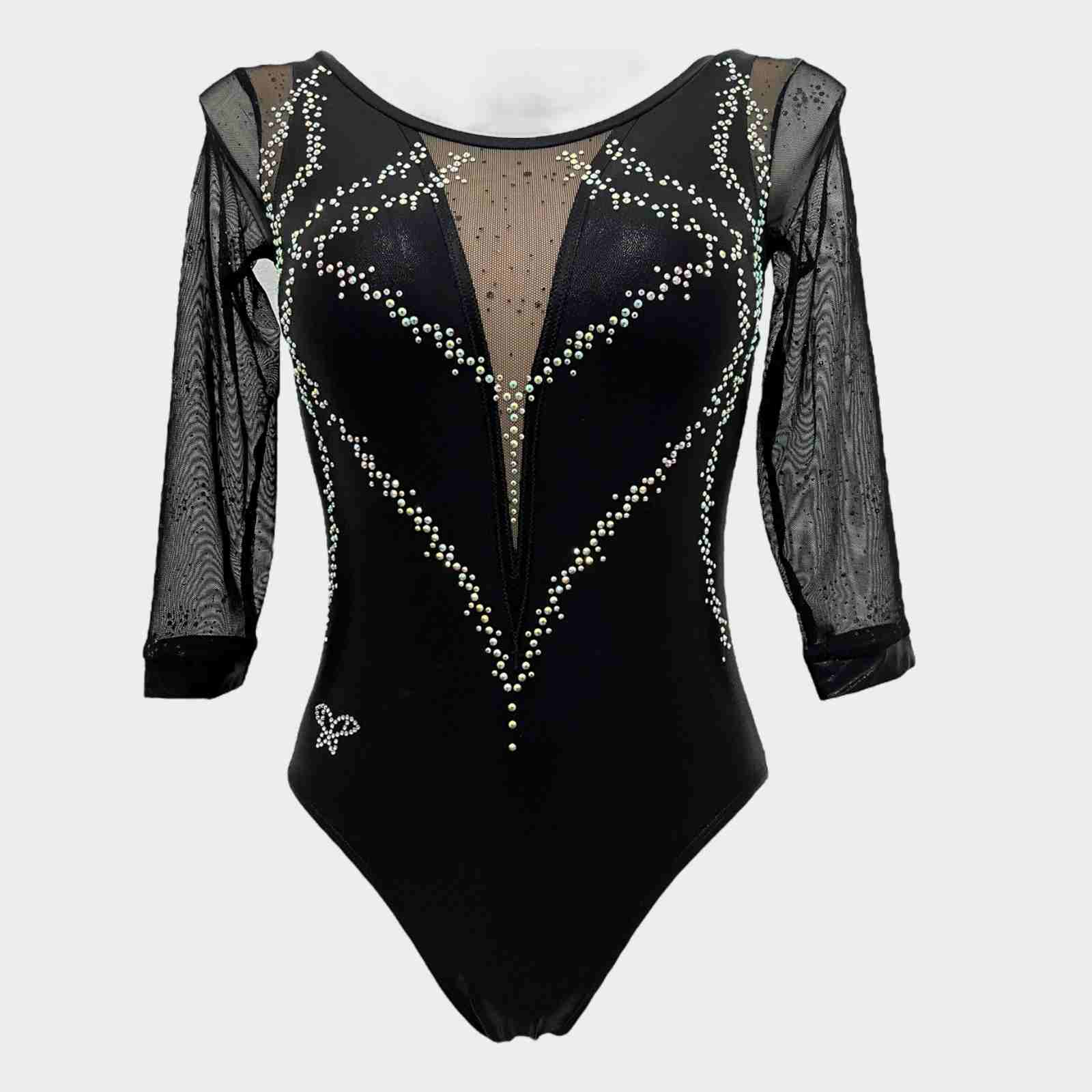 Body IRIS Manica 3/4 - Total Black