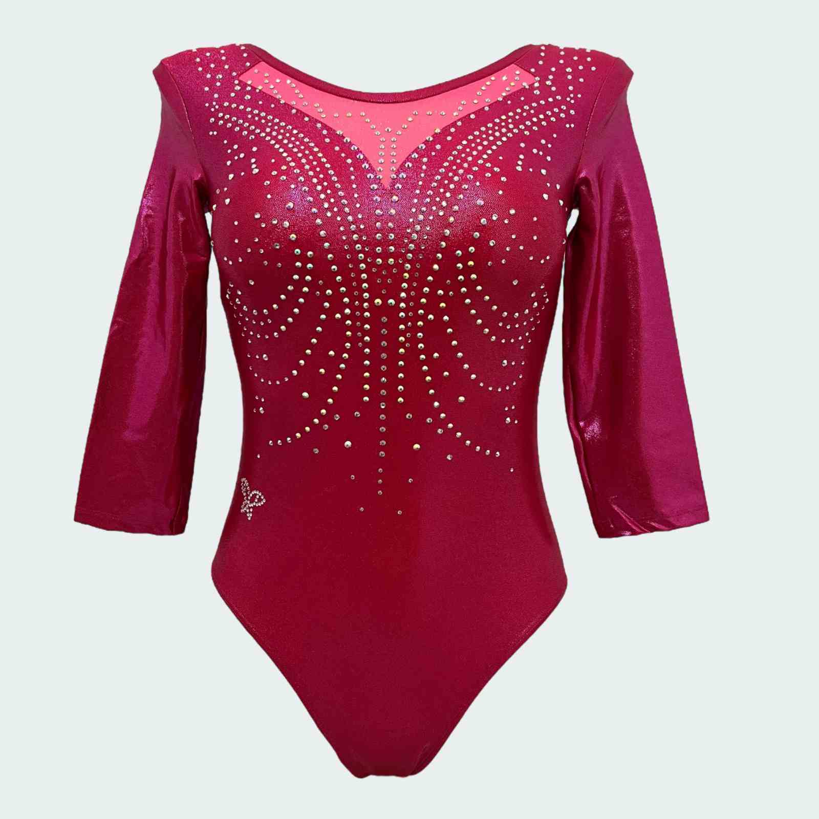 Body London manica 3/4- Lurex Fucsia