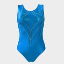 Body Smanicato IRIS Lurex Azzurro