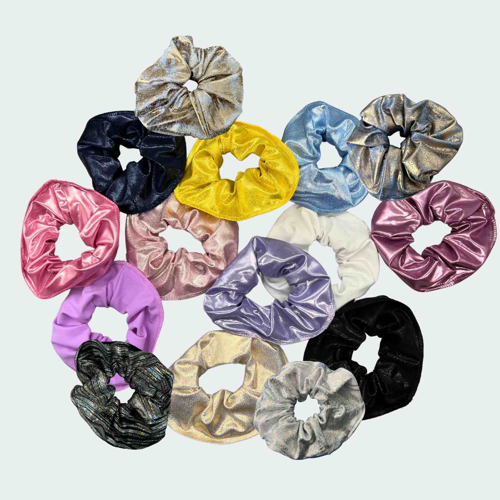 Scrunchies assortiti (elastici per capelli)