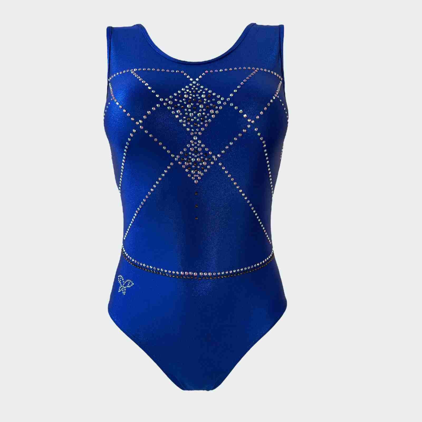 Body Smanicato DALIA Lurex Blu