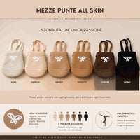 Mezze Punte da ginnastica - All Skin