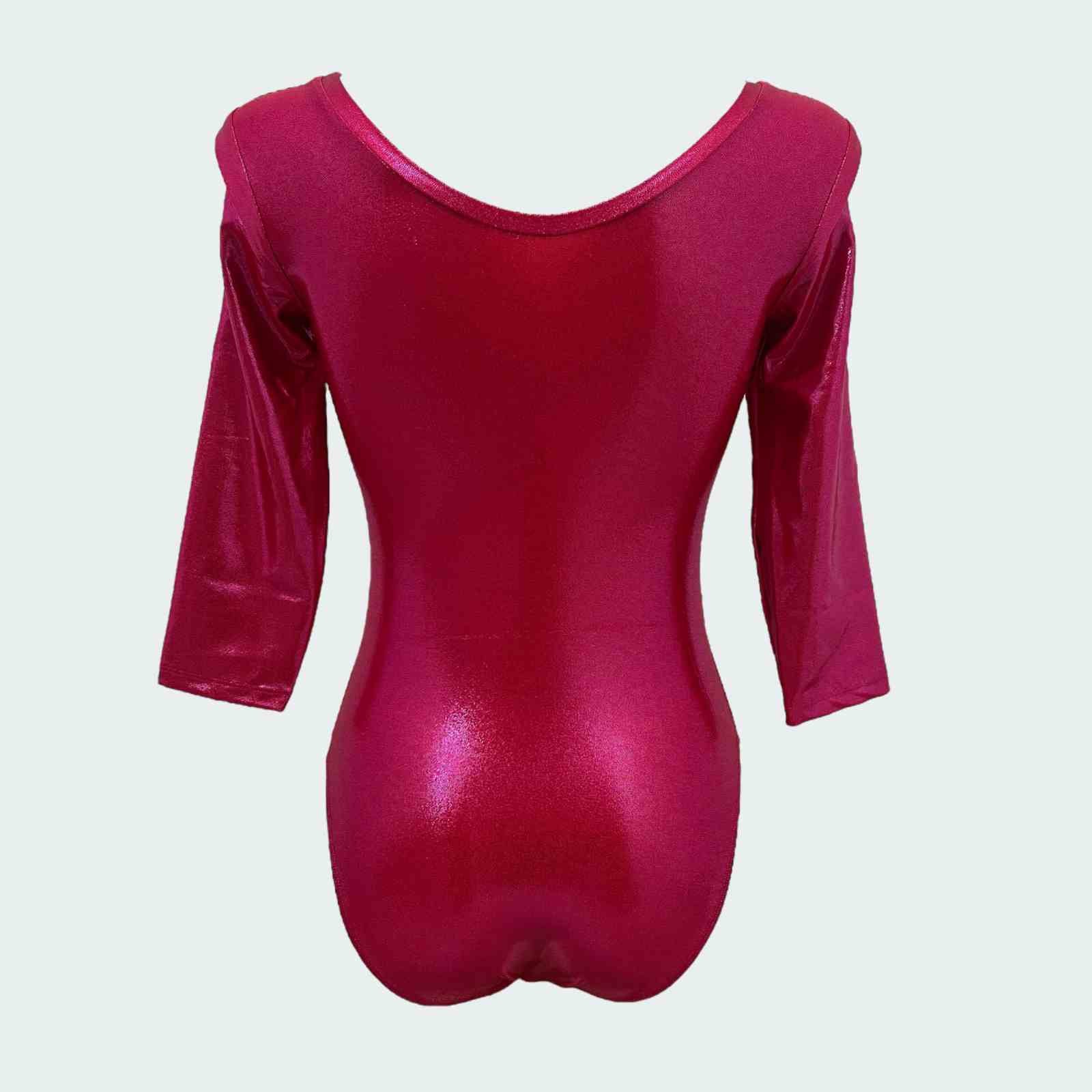Body London manica 3/4- Lurex Fucsia