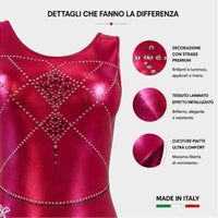 Body Smanicato DALIA Lurex Fucsia