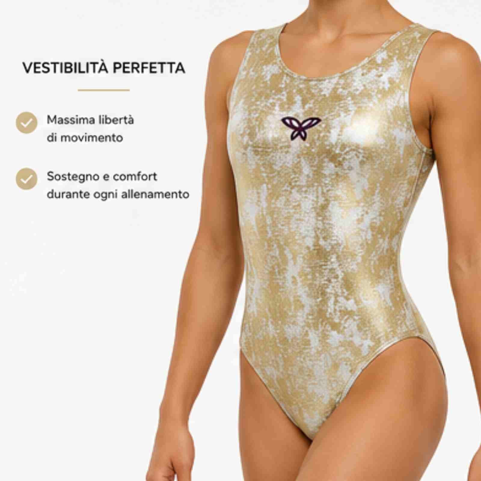 Body Graphic-Golden/Bianco