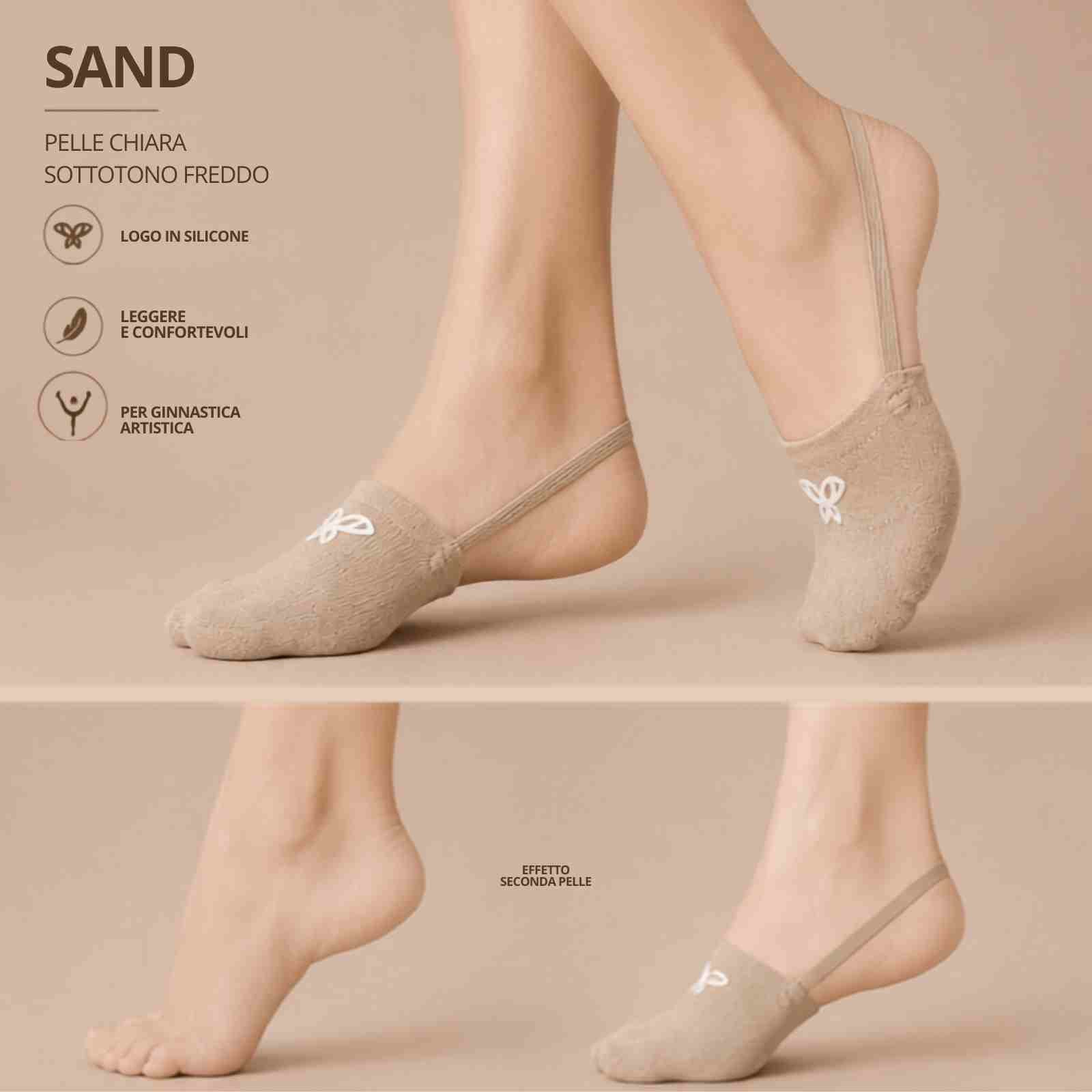 Mezze Punte da ginnastica - All Skin