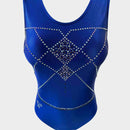 Body Smanicato DALIA Lurex Blu