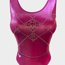 Body Smanicato DALIA Lurex Fucsia