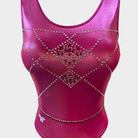 Body Smanicato DALIA Lurex Fucsia