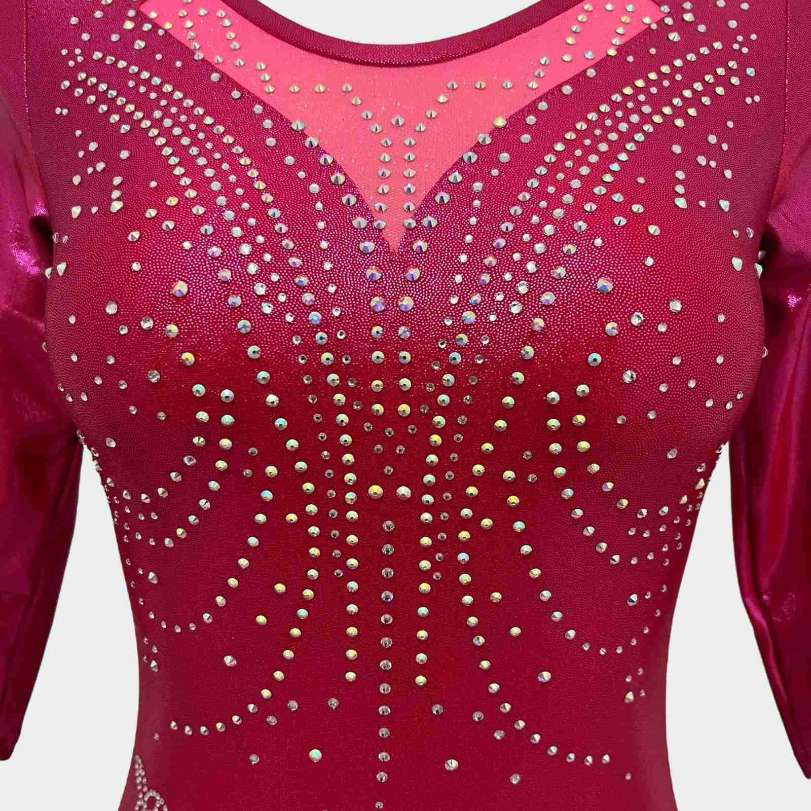 Body London manica 3/4- Lurex Fucsia