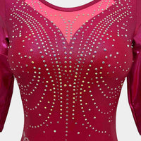 Body London manica 3/4- Lurex Fucsia