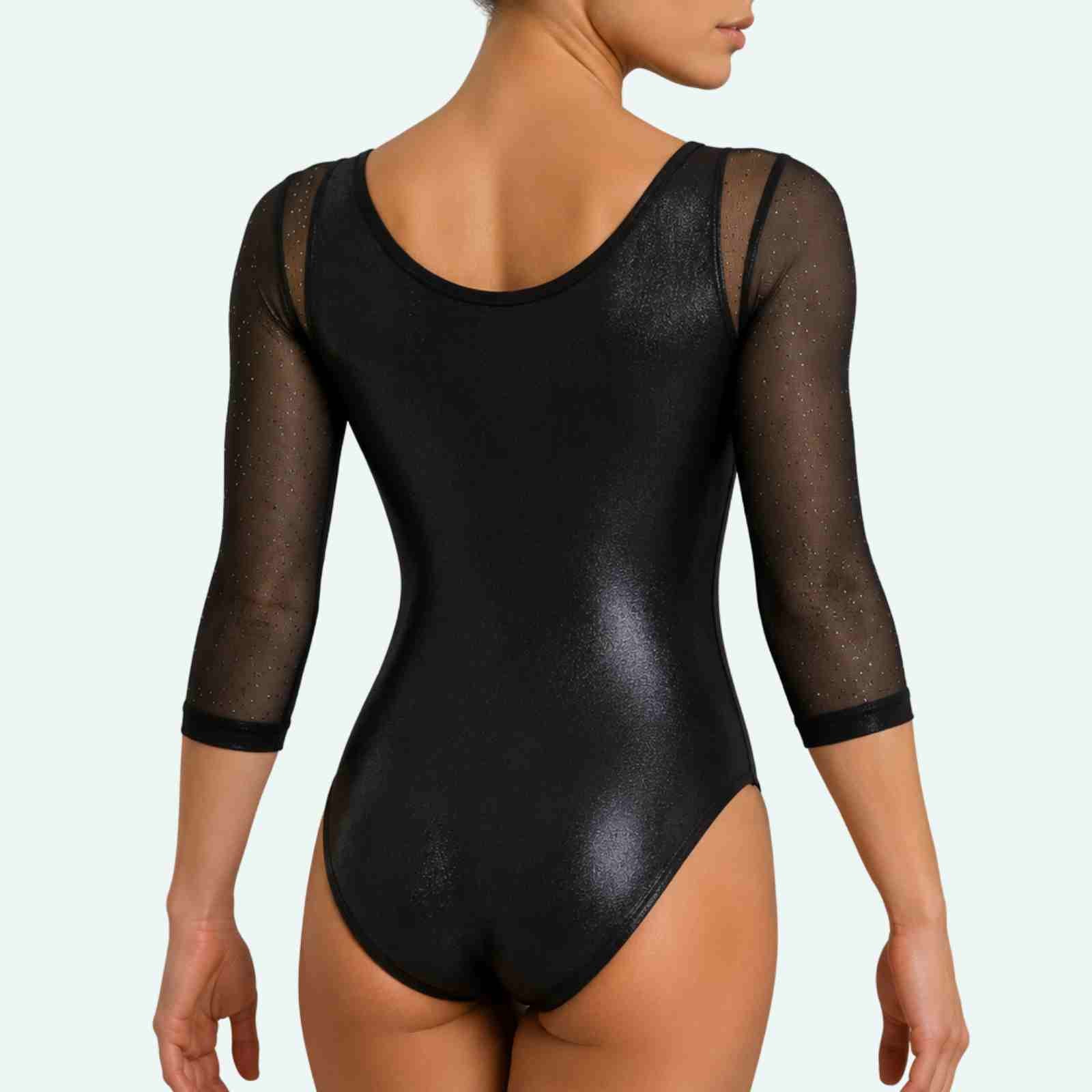 Body IRIS Manica 3/4 - Total Black