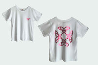 T-Shirt con stampa laminata